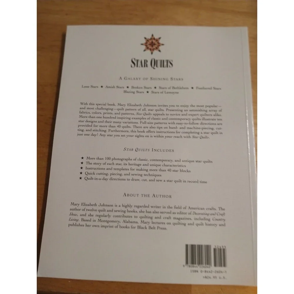 Star Quilts by Mary E. Johnson (1996, Trade Paperback)